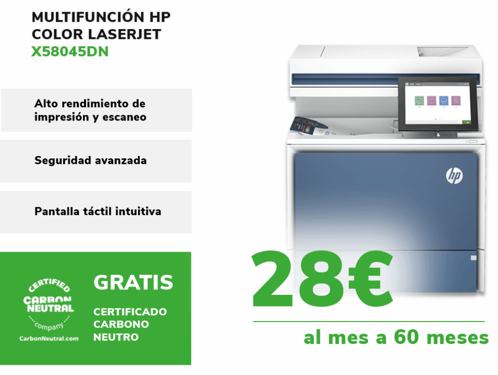 Renting impresora multifuncion HP